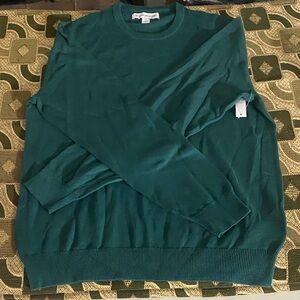 Amazon Essentials Men’s Lightweight Crewneck Sweater – Green – Size L